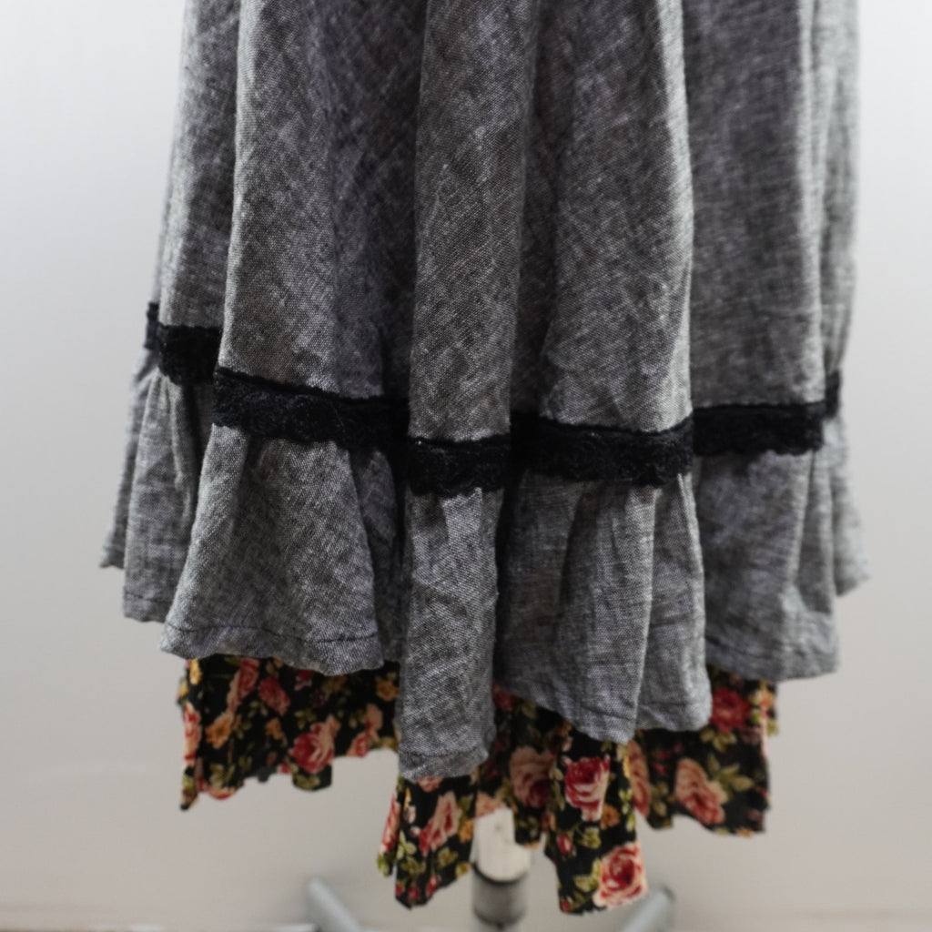 Falda Italian Style para Mujer Usada - Gris, XXL