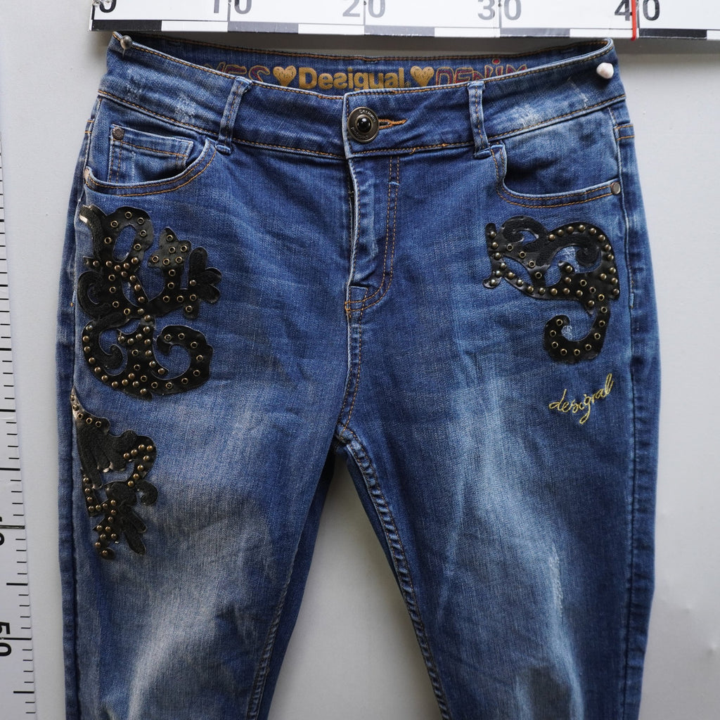 Vaqueros Desigual para Mujeres Usados - Azul, XL