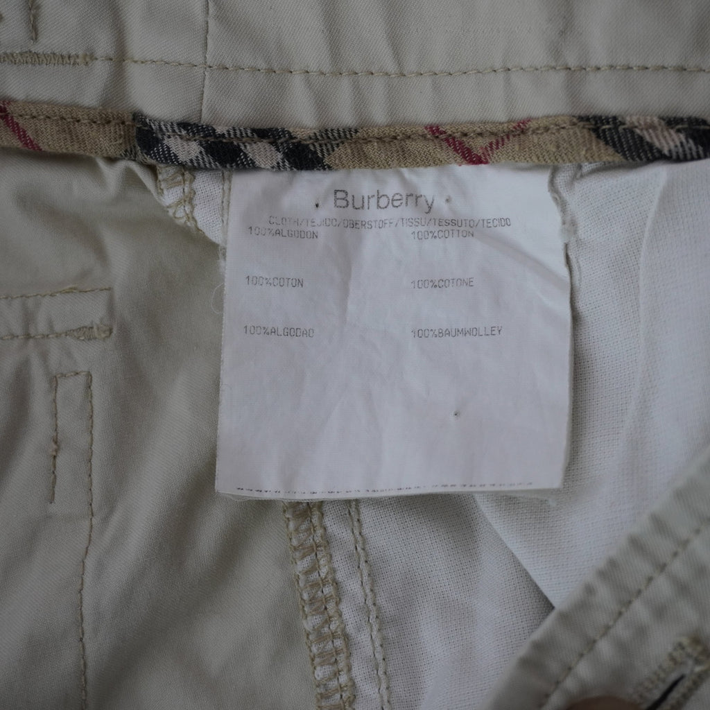 Pantalones Cortos Vaqueros Burberry para Hombre Usados - Beige, L