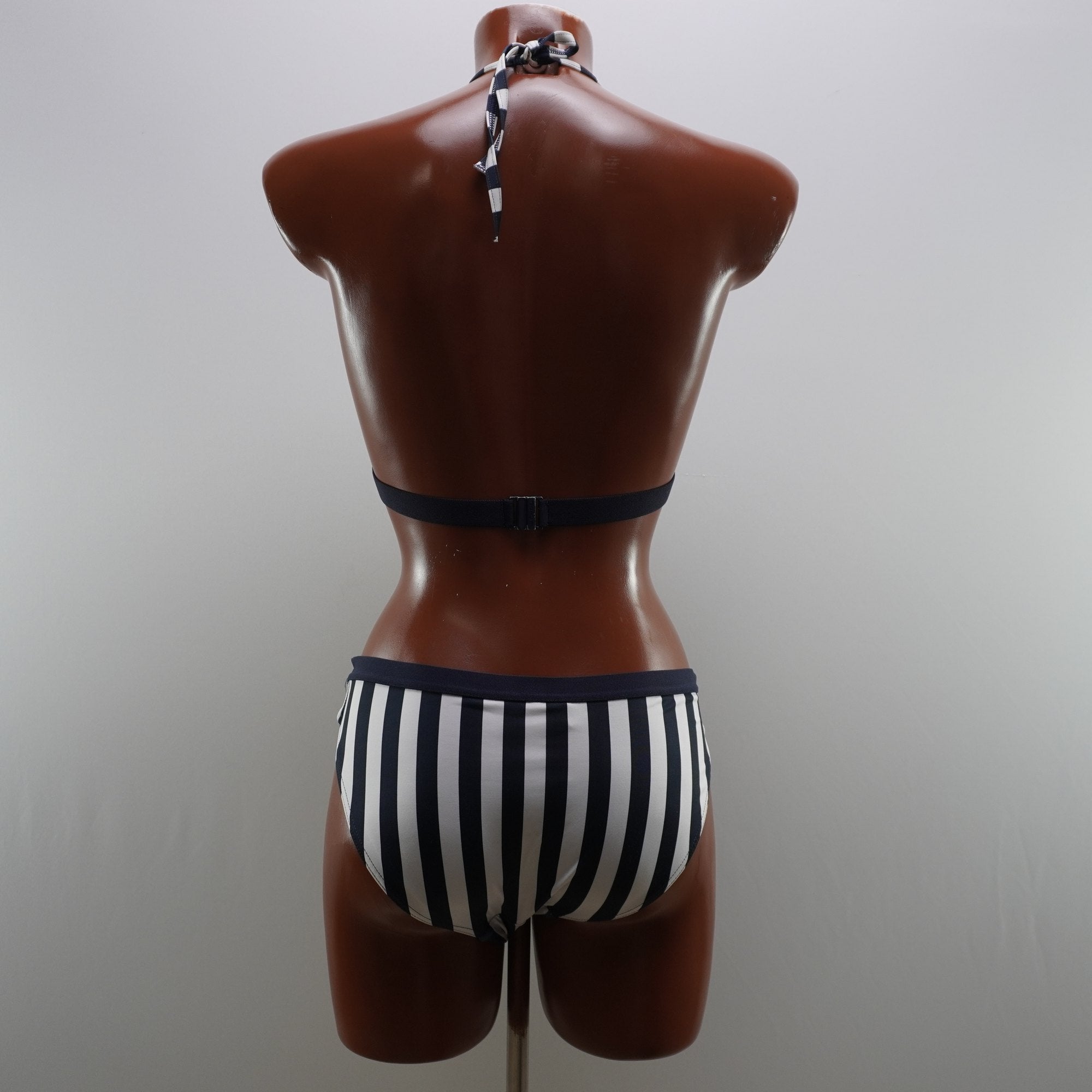 Vestido de Baño Tommy Hilfiger para Mujer Usado - Blanco a Rayas, S