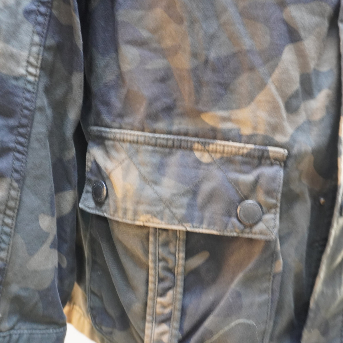 Cazadora Vaquera Barbour para Hombre Usada - Verde, L