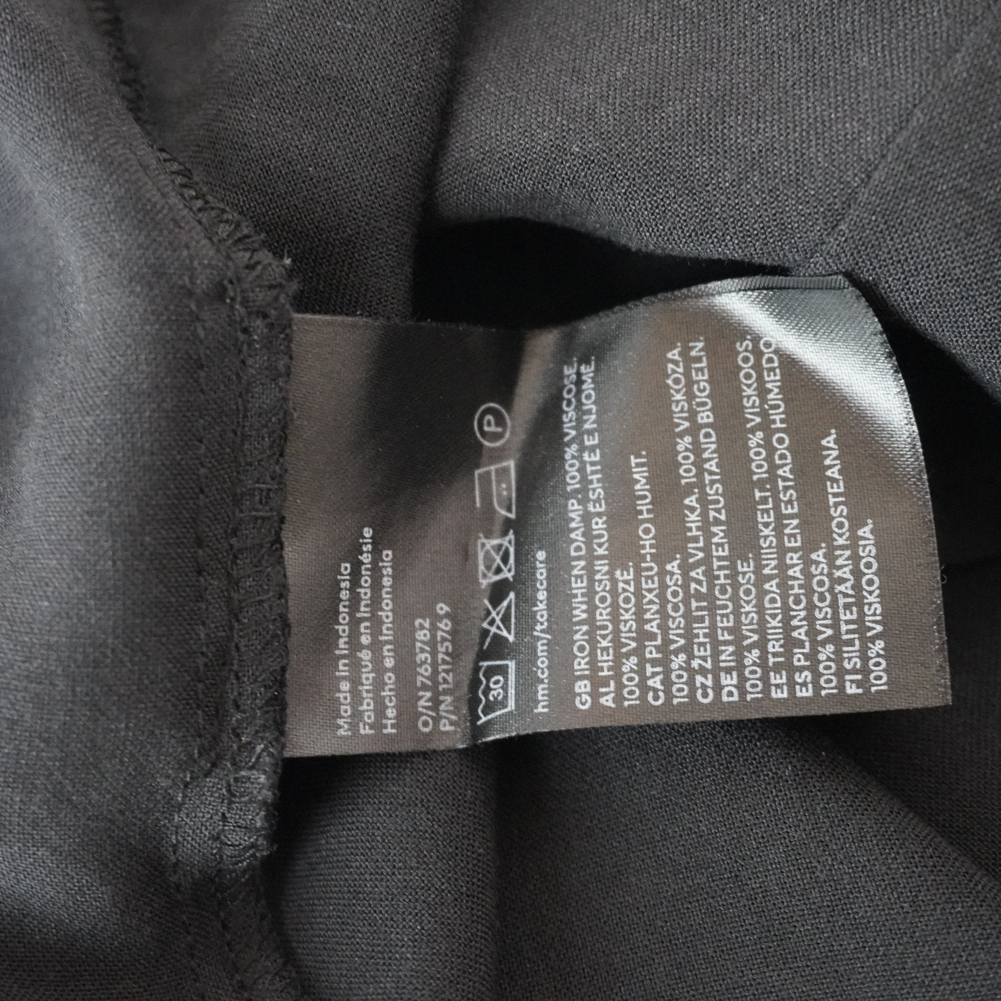 Vestido H&M para Mujer Usado - Negro, L