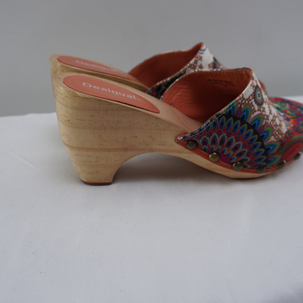 Sandalias Desigual para Mujer Nuevas - Multicolor, Talla 39