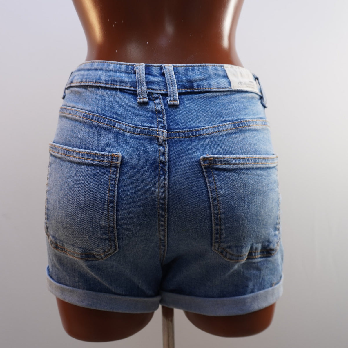 Pantalones Cortos Vaqueros MNG para Mujer Usados - Azul, XS