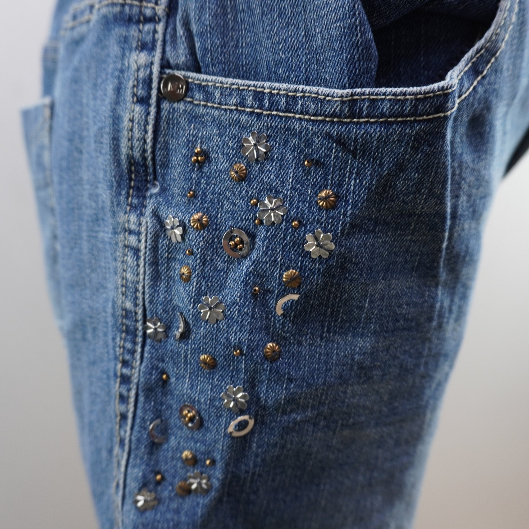 Pantalones Cortos Vaqueros JFM Jeans para Mujer Usados - Azul, XXXL