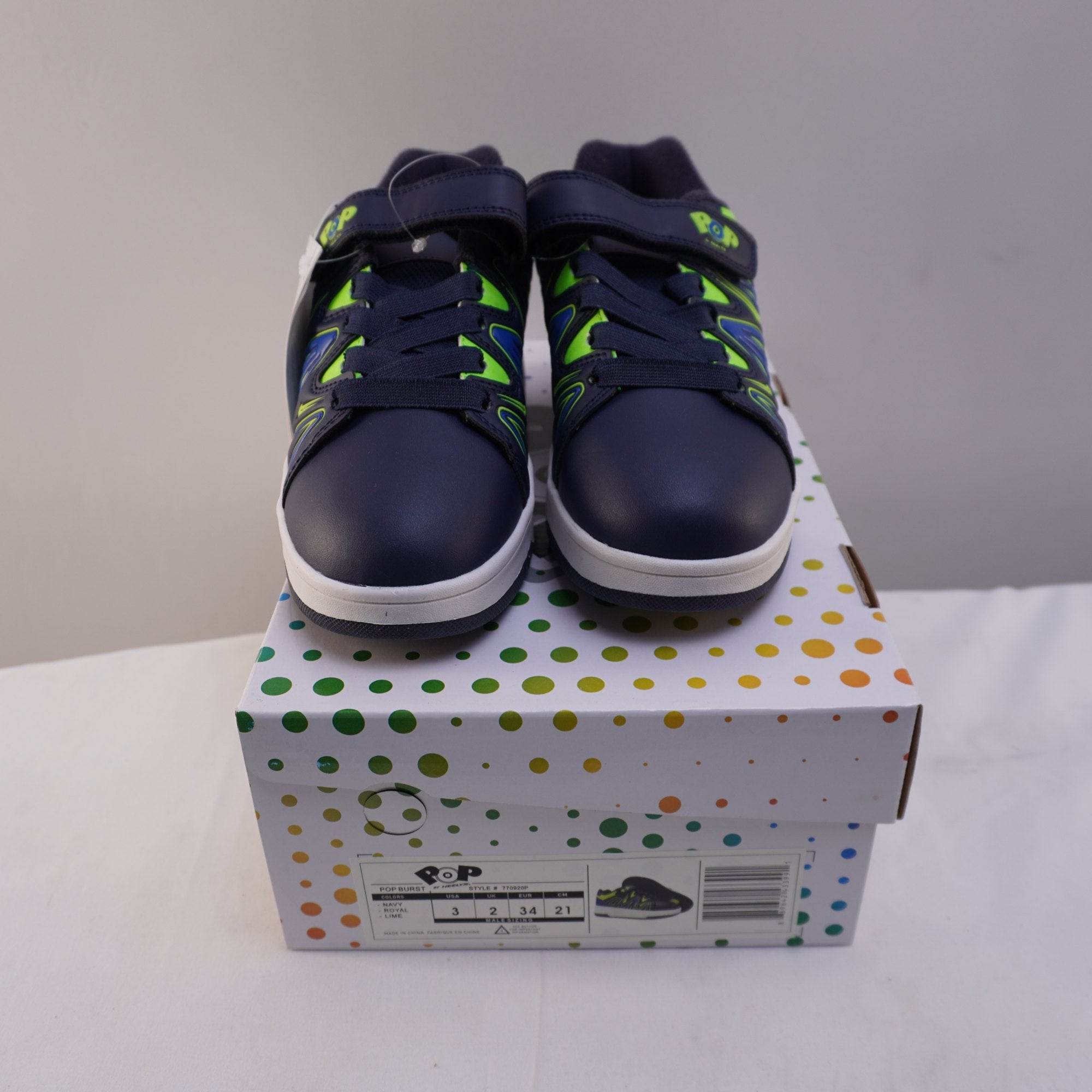Zapatillas Hellys Pop para Hombre Usadas - Azul, Talla 34