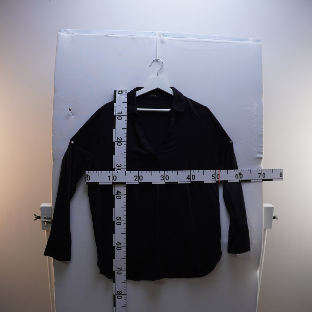 Camisa Henley Opus para Mujer Usada - Negra, Grande (L)