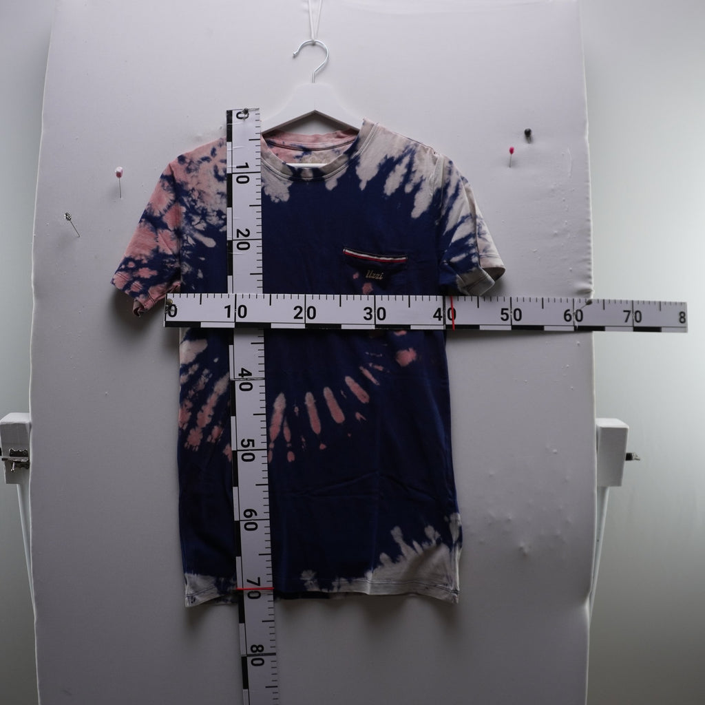 Camiseta de Manga Corta Uzzi para Hombre Usada - Azul Marino, XS