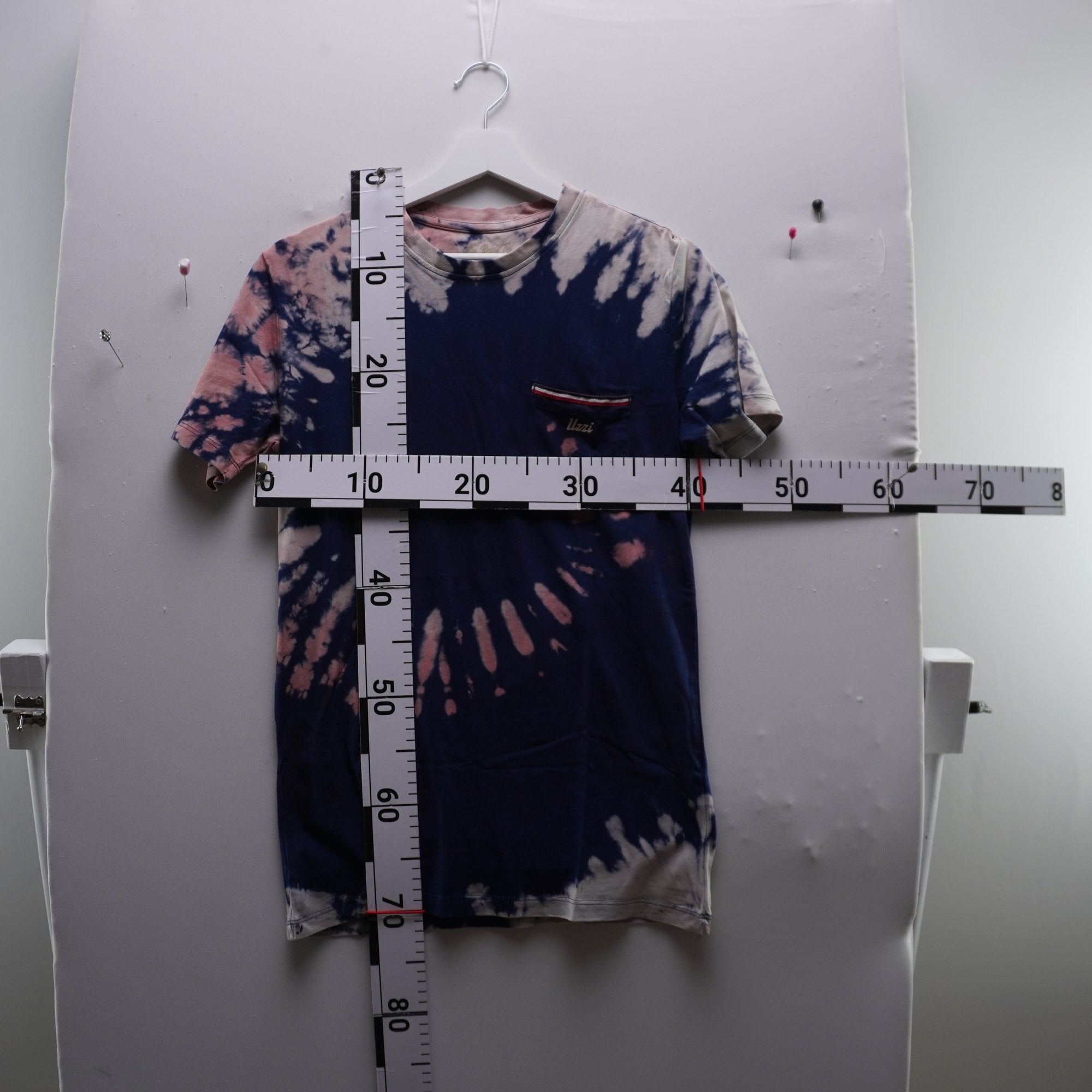 Camiseta de Manga Corta Uzzi para Hombre Usada - Azul Marino, XS