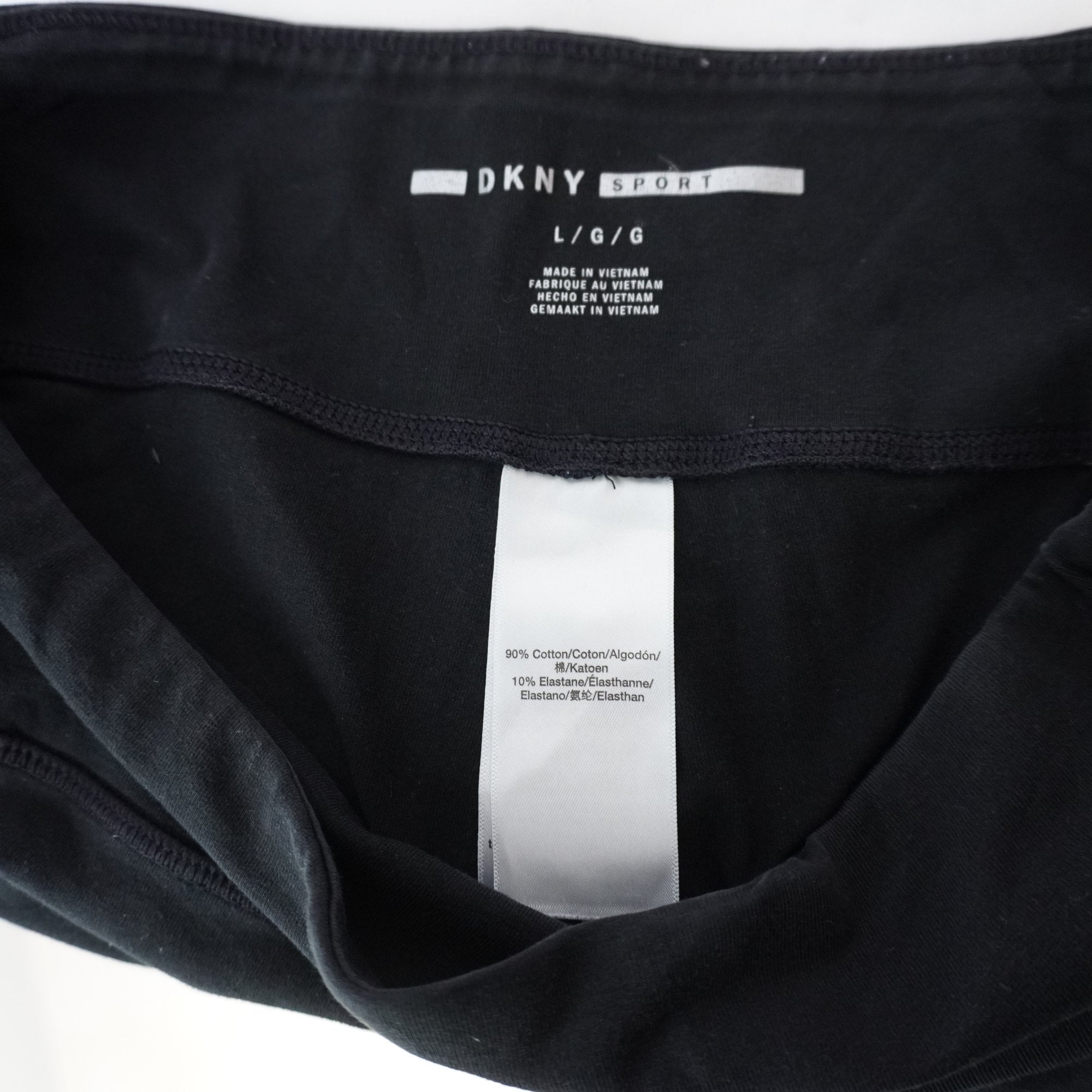 Pantalones Cortos Estilo Legging DKNY para Mujer Usados - Negro, L