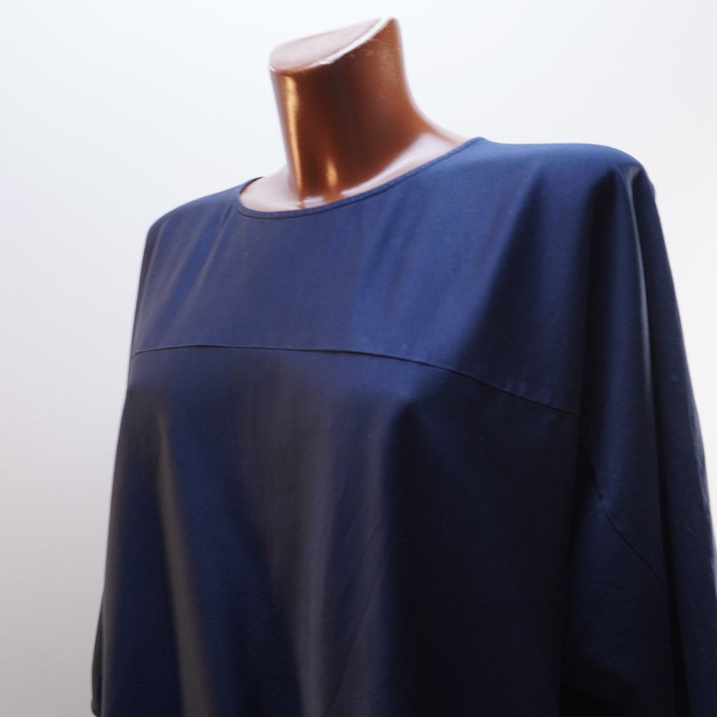 Camiseta de Manga Corta Cos para Mujer Usada - Azul Marino, L