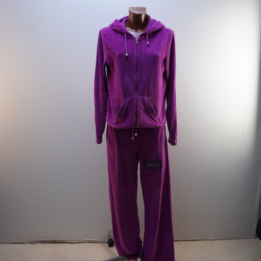 Sudadera con Capucha Guess para Mujer Usada - Púrpura, XL