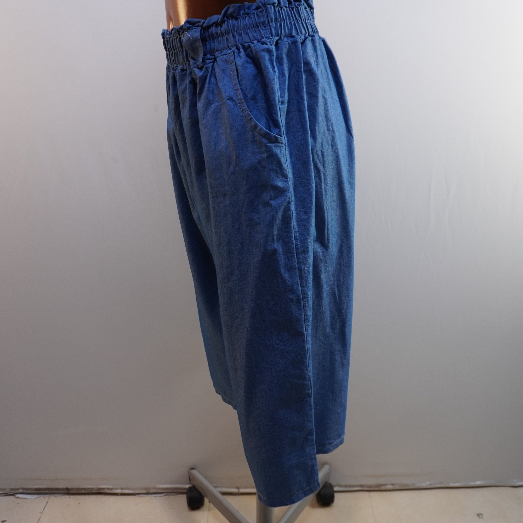 Pantalones Cortos STF para Mujer Usados - Azul, XL