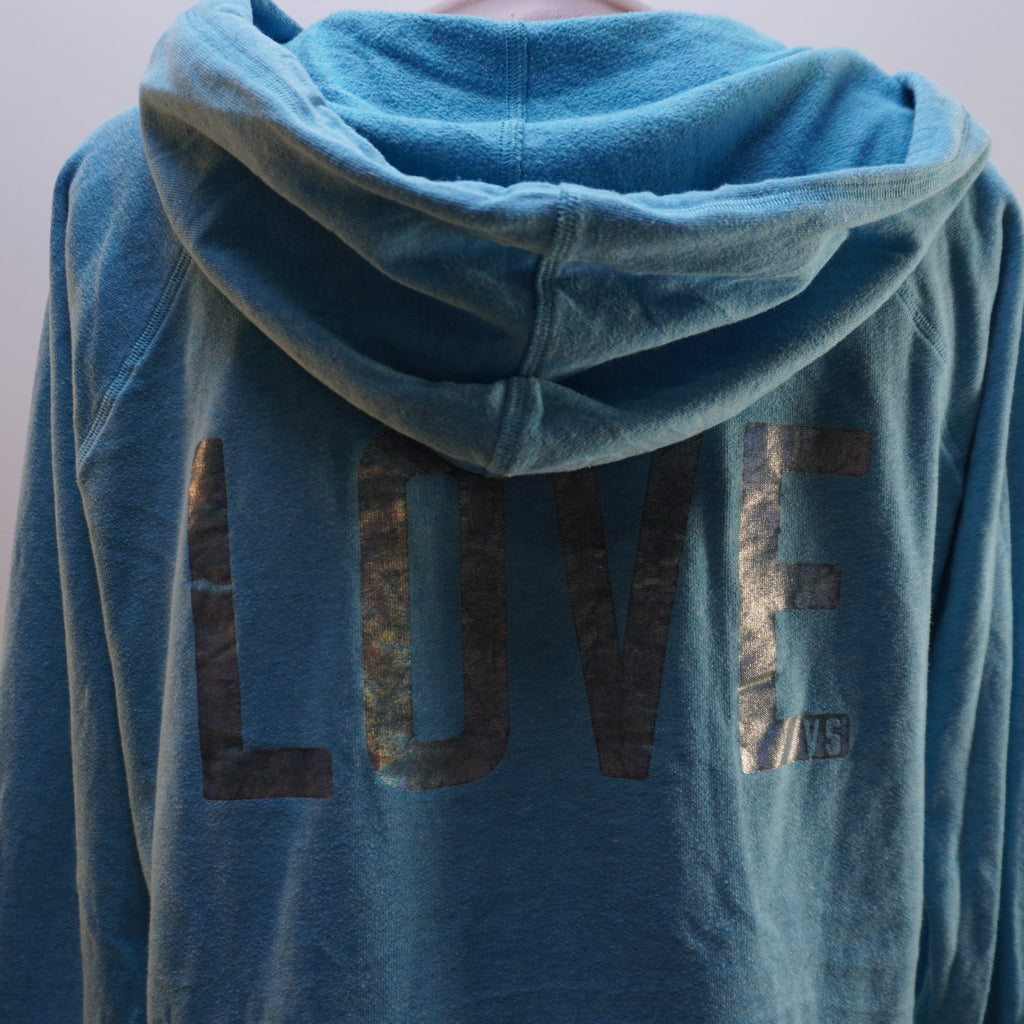 Sudadera con Capucha Victoria's Secret para Mujer Usada - Azul, M