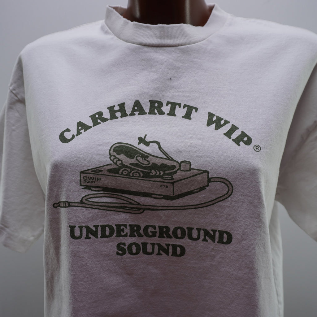 Camiseta de Manga Corta Carhartt para Hombre - Blanca, M, Usada en Muy Buen Estado