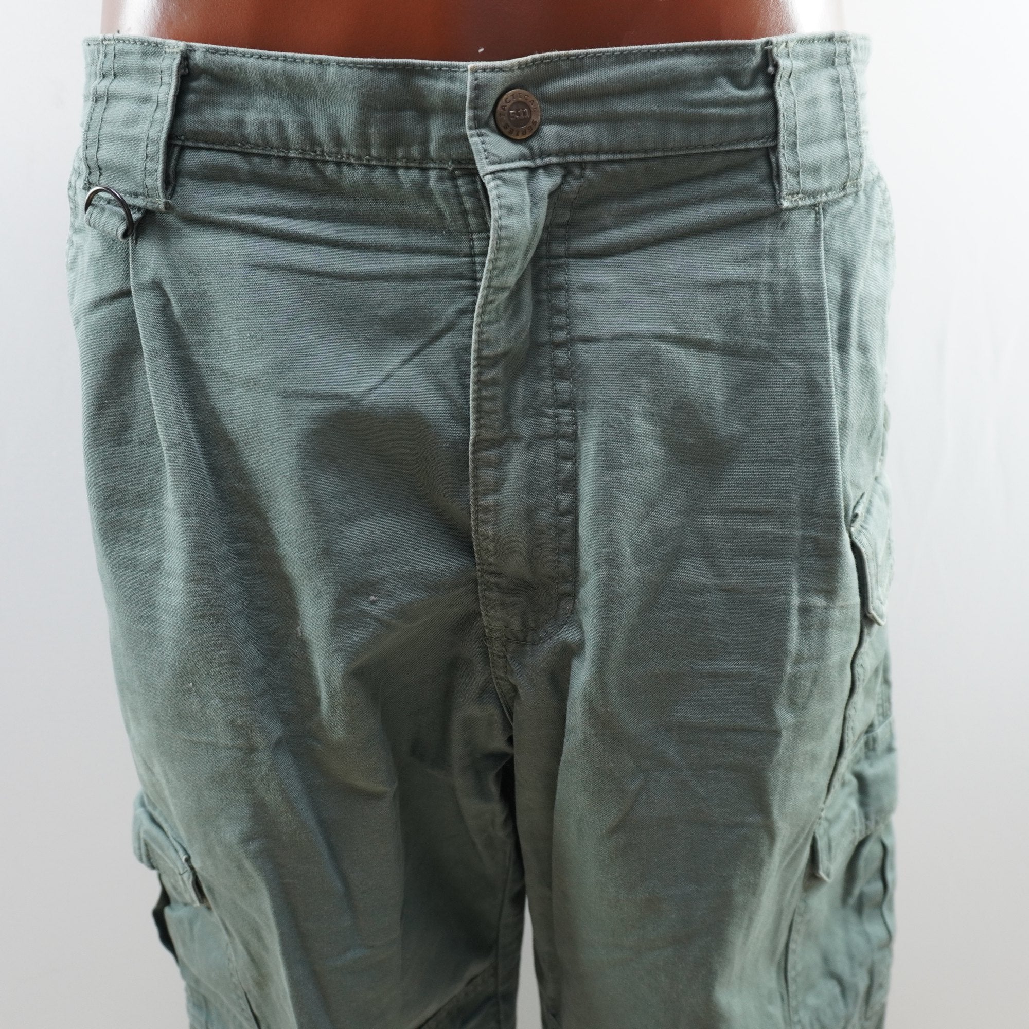 Pantalones Cortos Tipo Cargo Tactical 5.11 para Hombre - Verde, L, Usados en Muy Buen Estado