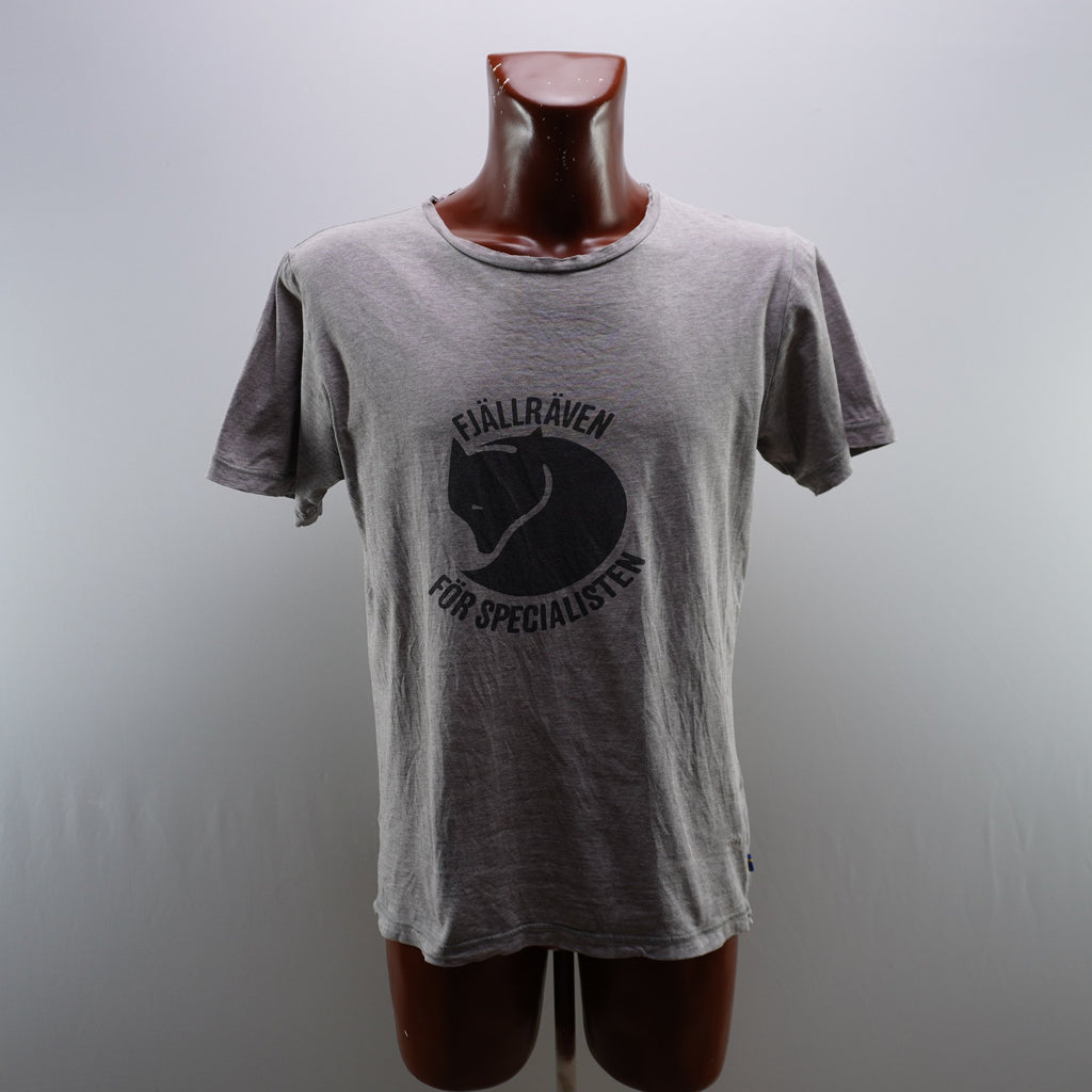 Camiseta de Manga Corta Fjallraven para Hombre Usada - Gris, XL