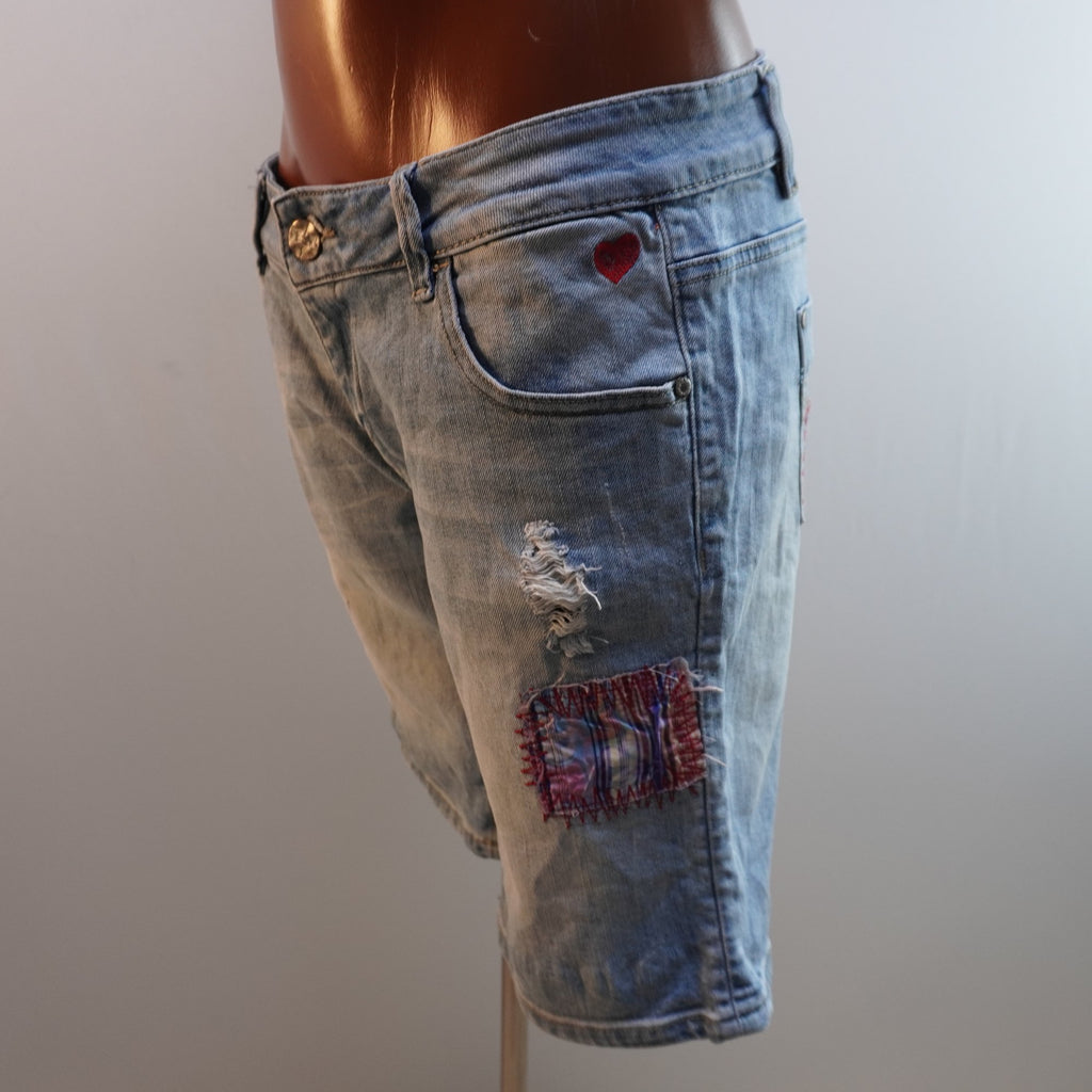 Pantalones Cortos Vaqueros Desigual para Mujer Usados - Azul, L