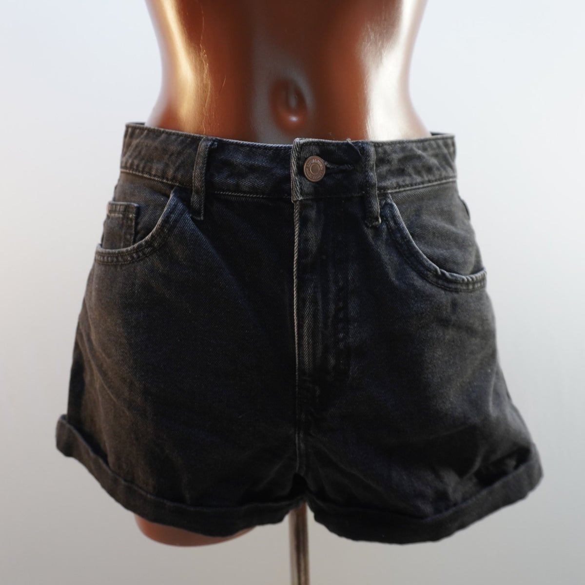 Pantalones Cortos Vaqueros Lefties para Mujer Usados - Negro, M
