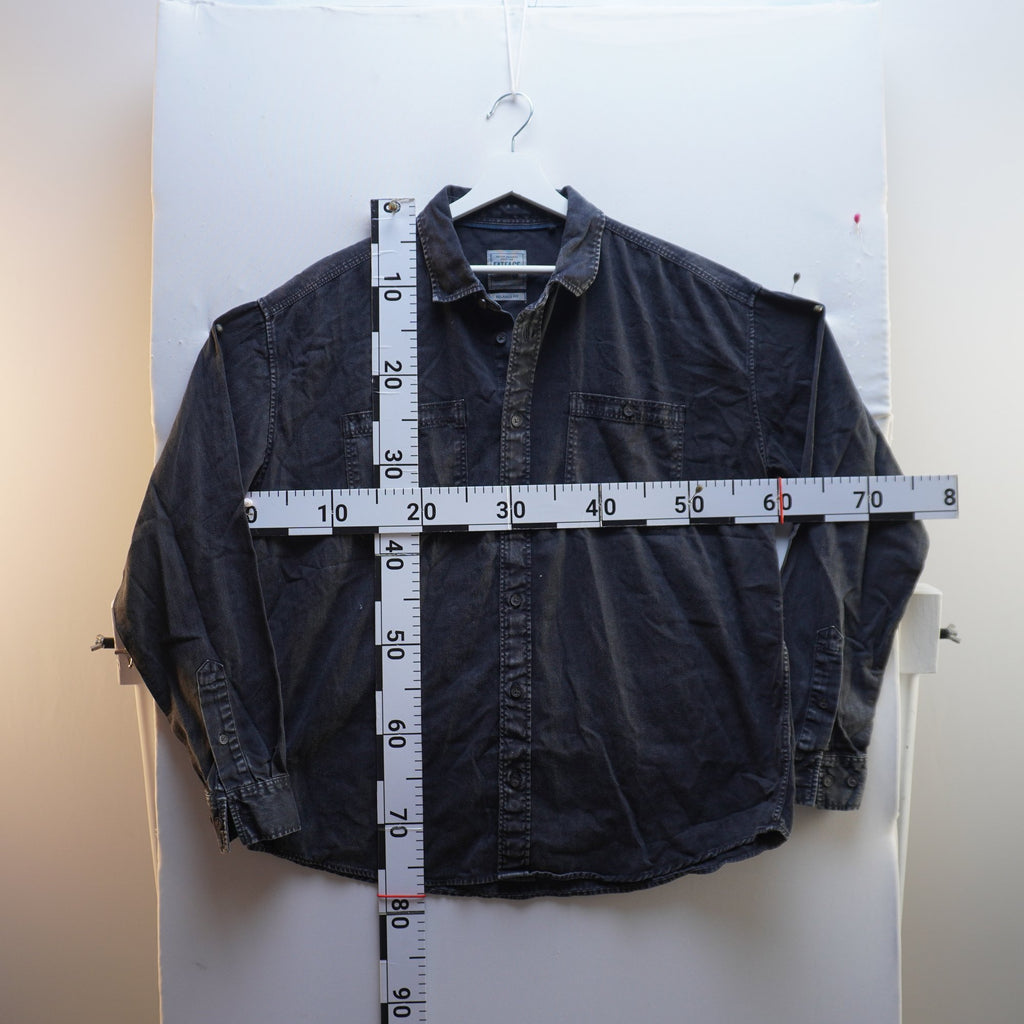 Camisa Henley Fat Face para Hombre Usada - Negra, L