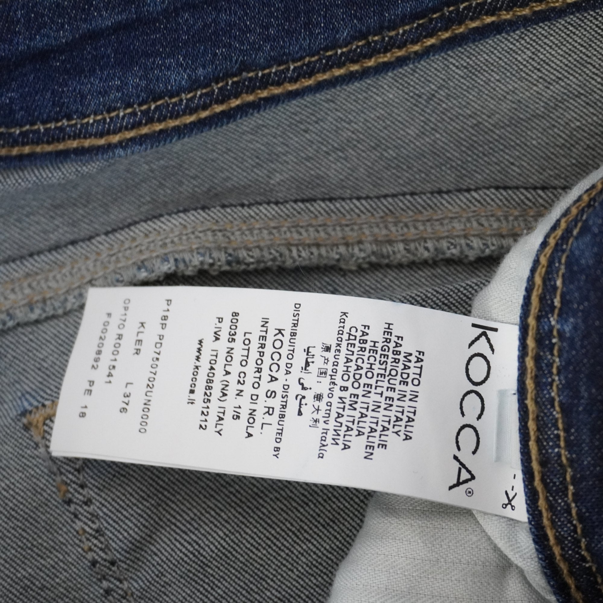 Vaqueros Kocca para Mujer Usados - Azul, Mediano (M)