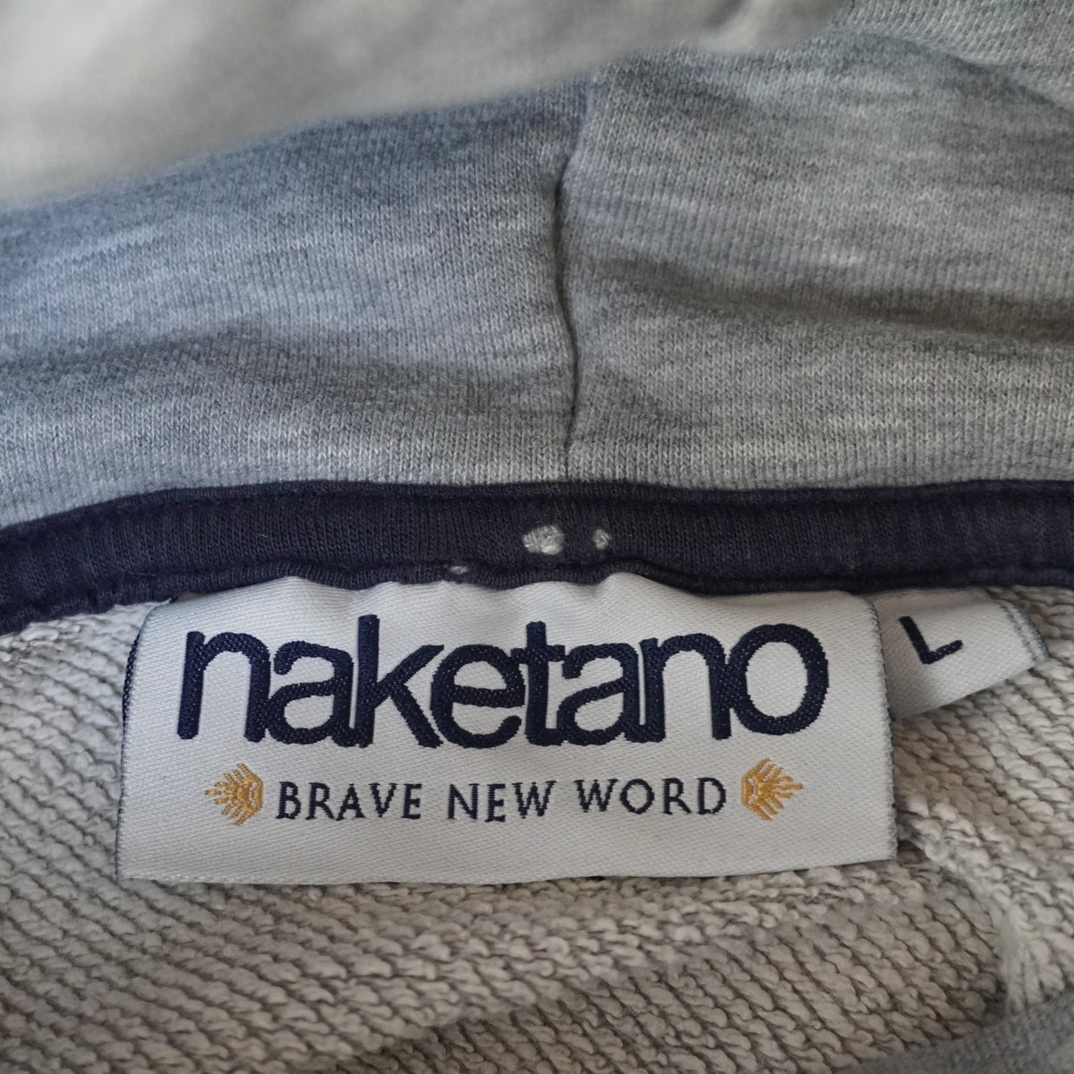 Sudadera con Capucha Naketano para Mujer Usada - Gris, L