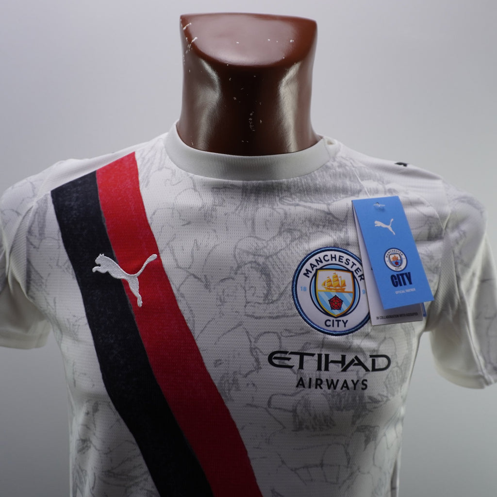 Camiseta de Manga Corta Puma Manchester para Otros - Blanca, Talla 164, Usada en Buen Estado