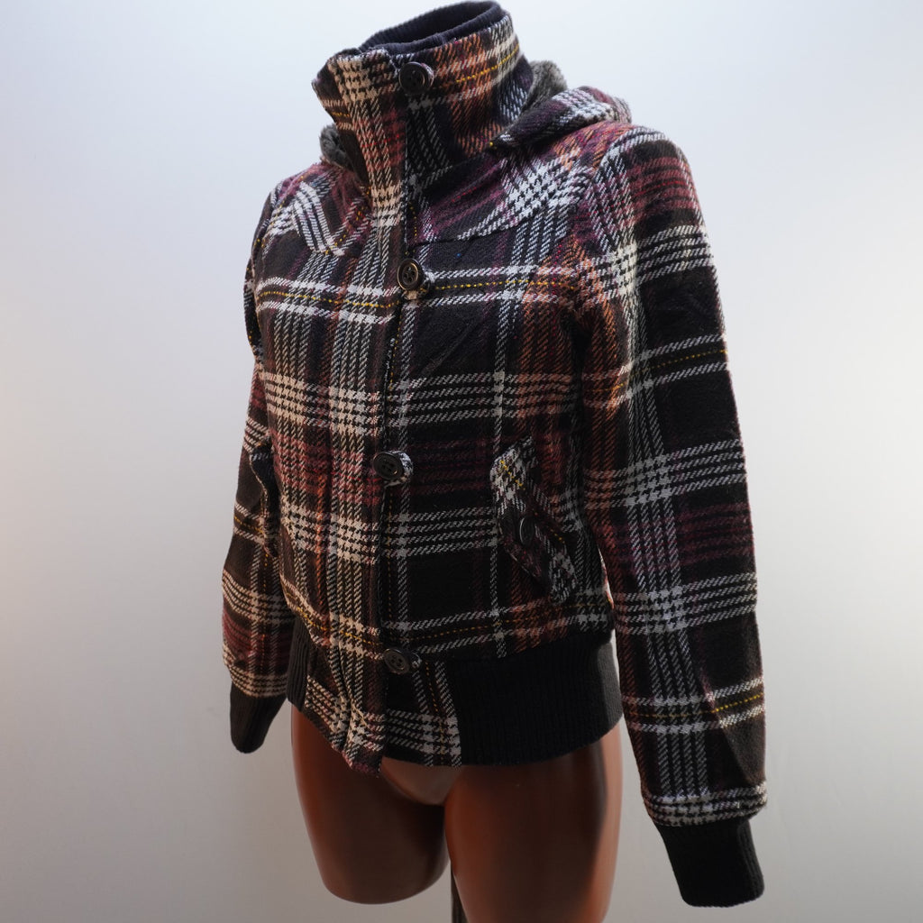 Abrigo Peacoat Fishbone para Mujer Usado - Multicolor, M