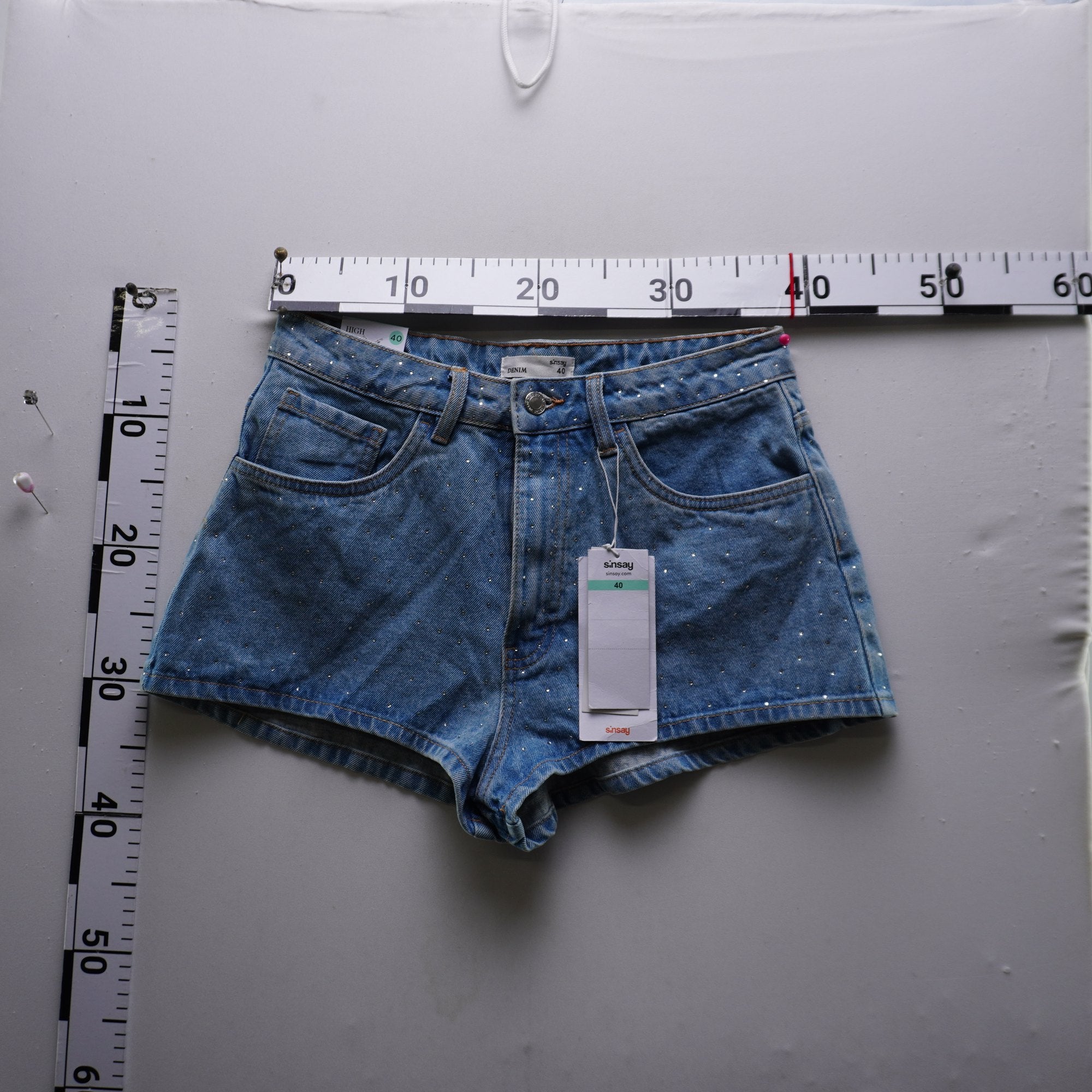 Pantalones Cortos Vaqueros Sinsey para Mujer Usados - Azul, L