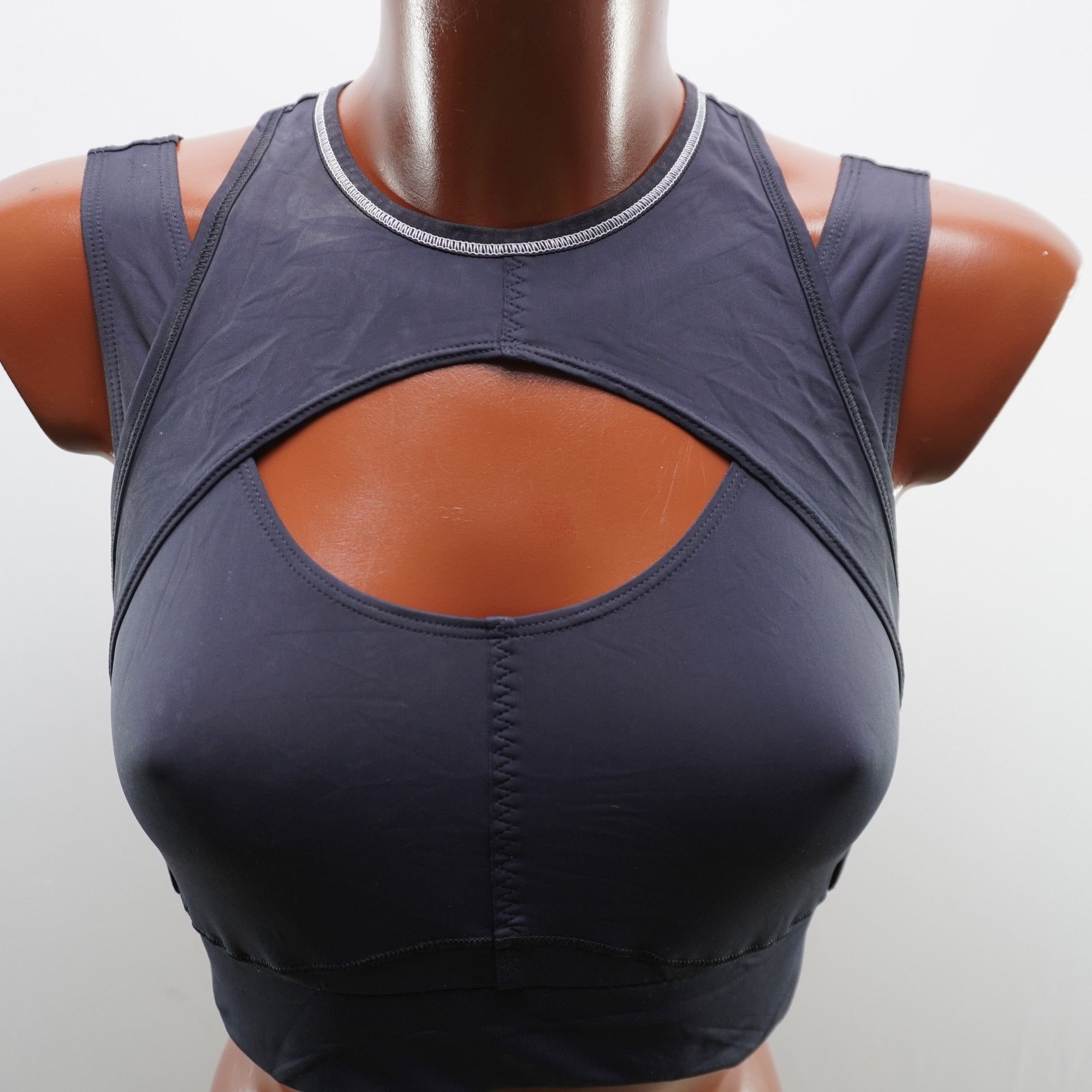 Top Corto Deportivo Adidas para Mujer Usado - Negro, L