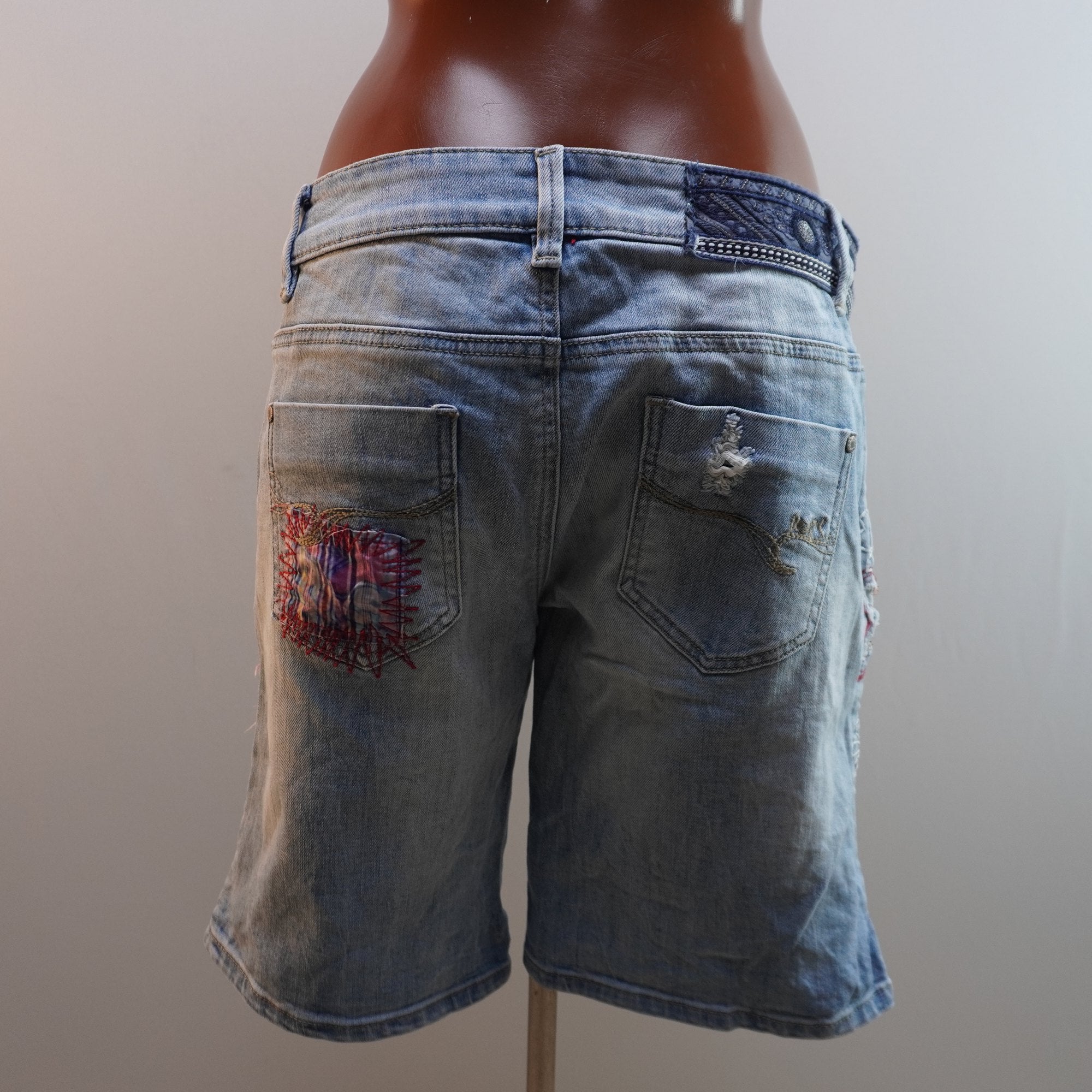 Pantalones Cortos Vaqueros Desigual para Mujer Usados - Azul, L