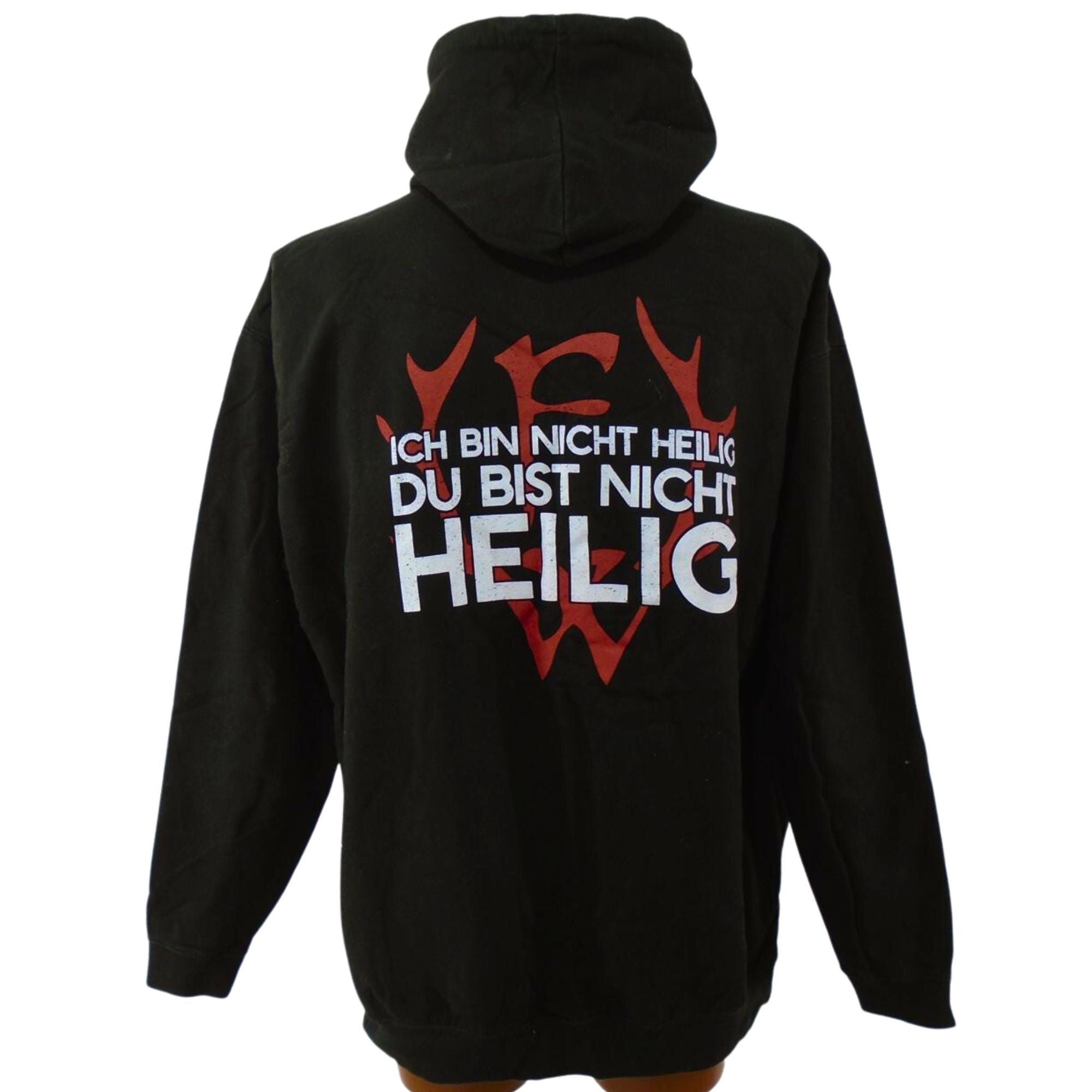 Frei.Wild Men's Hoodie in Black, Size XXL: Used in Very Good Condition