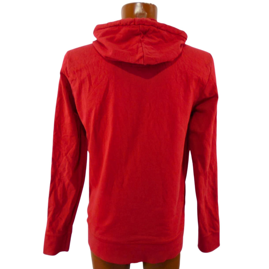Eye-Catching Men's Jack & Jones Hoodie in Red, Size L - Used, Good Condition