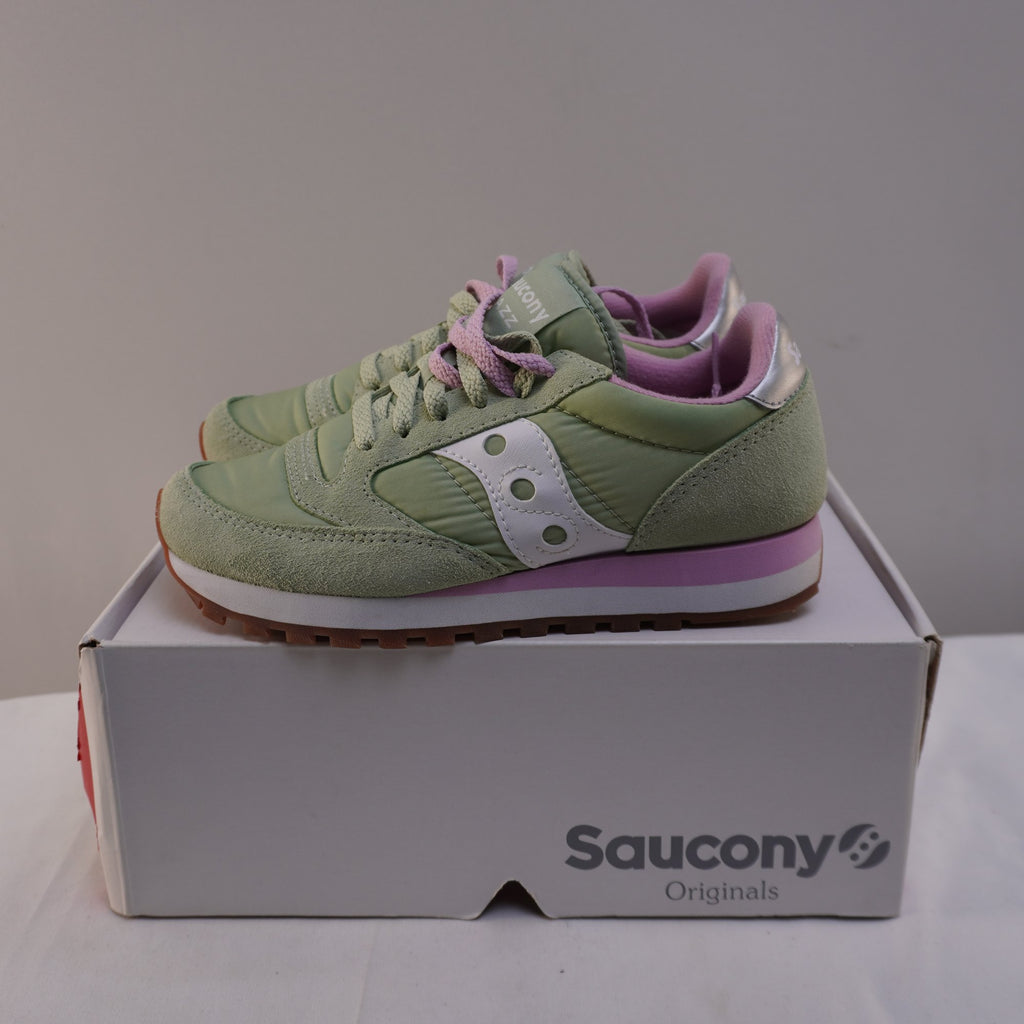 Zapatillas Saucony para Mujer Usadas - Verde, Talla 38