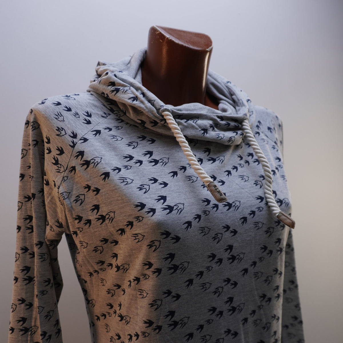Sudadera con Capucha Naketano para Mujer Usada - Gris