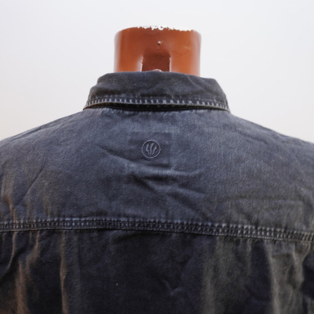 Camisa Henley Fat Face para Hombre Usada - Negra, L