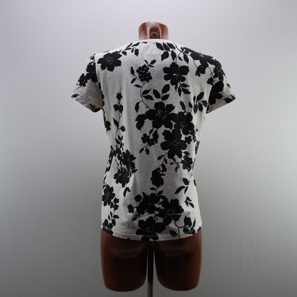 Camiseta de Manga Corta Hall Hubber para Mujer - Blanco, M (Usada en muy buen estado)