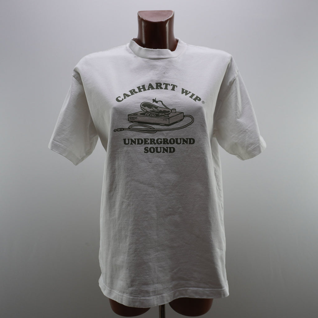 Camiseta de Manga Corta Carhartt para Hombre - Blanca, M, Usada en Muy Buen Estado