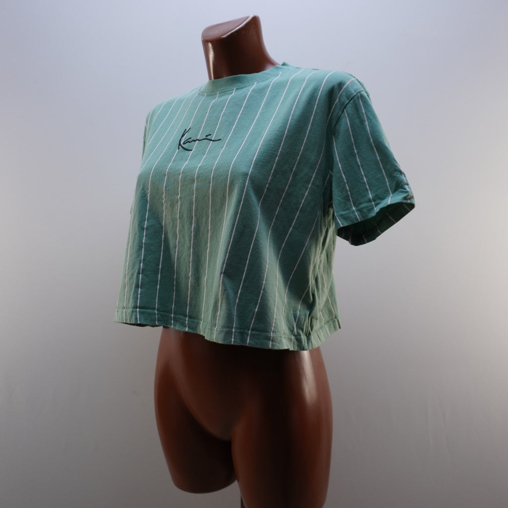 Camiseta de Manga Corta Karl Kani para Mujer Usada - Verde, M