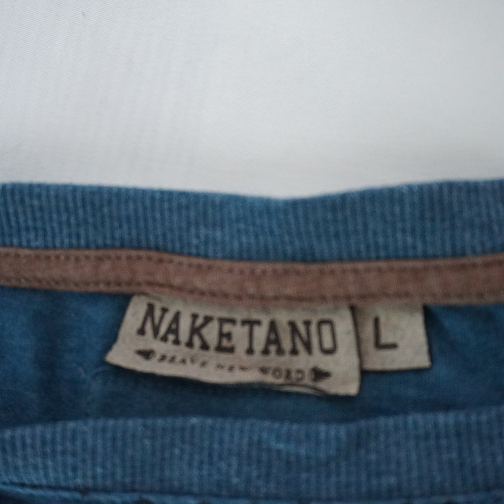 Camiseta Naketano para Mujer Usada - Azul, M