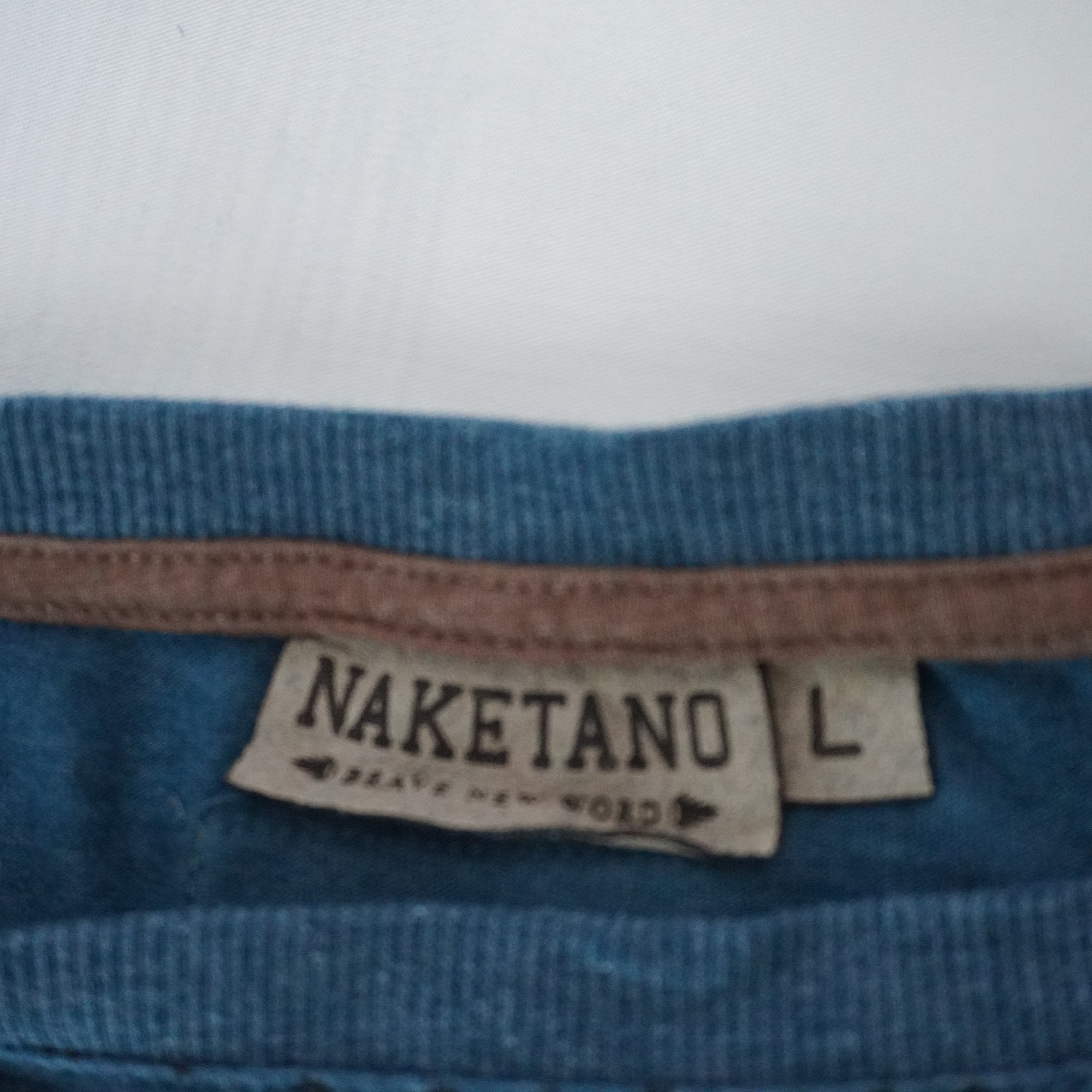 Camiseta Naketano para Mujer Usada - Azul, M