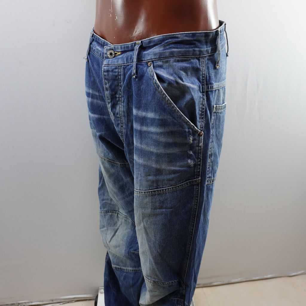 Vaqueros G-Star para Hombre - Azul, Grande (L), Usados en Muy Buen Estado