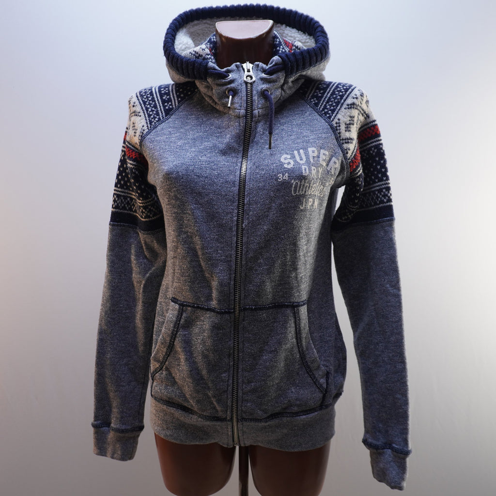 Sudadera con Capucha Superdry para Mujer Usada - Gris, L