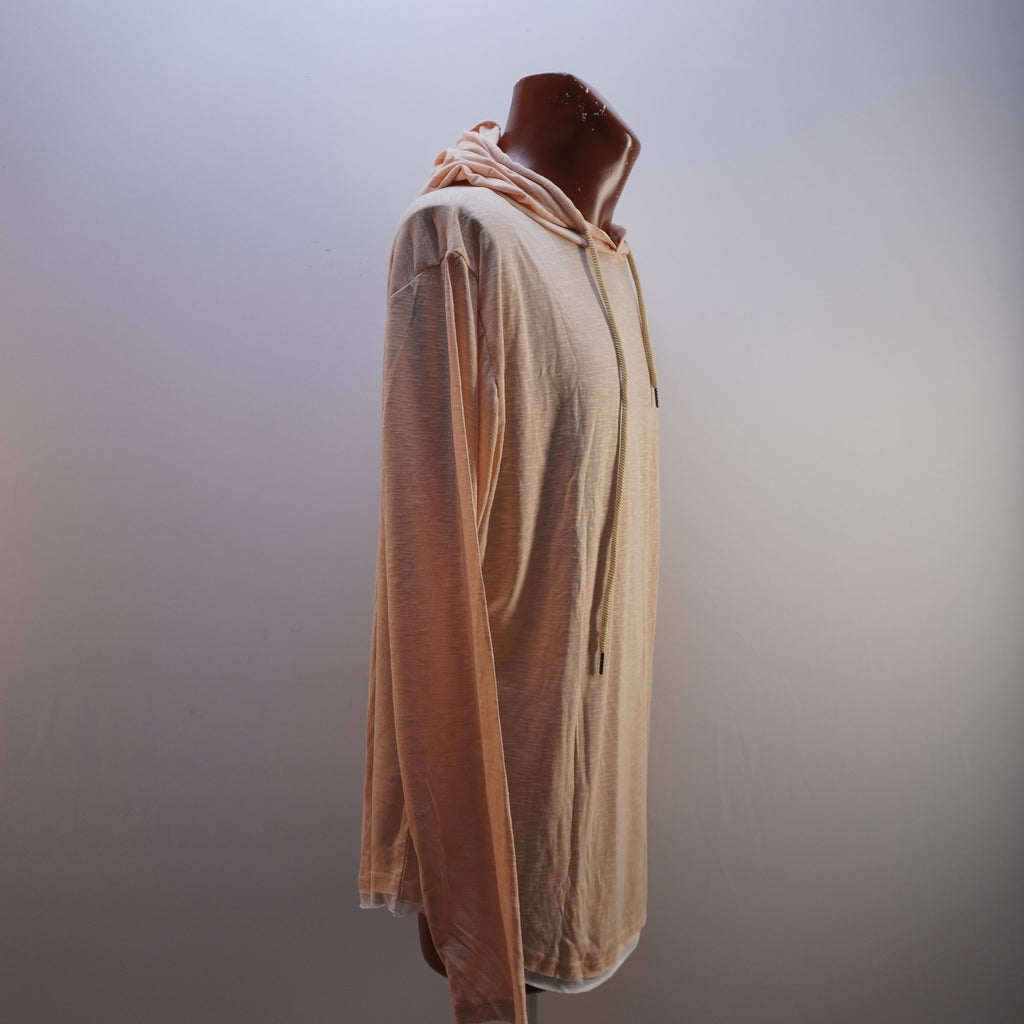 Sudadera con Capucha Siimhwrss para Hombre Usada - Beige, XXXL