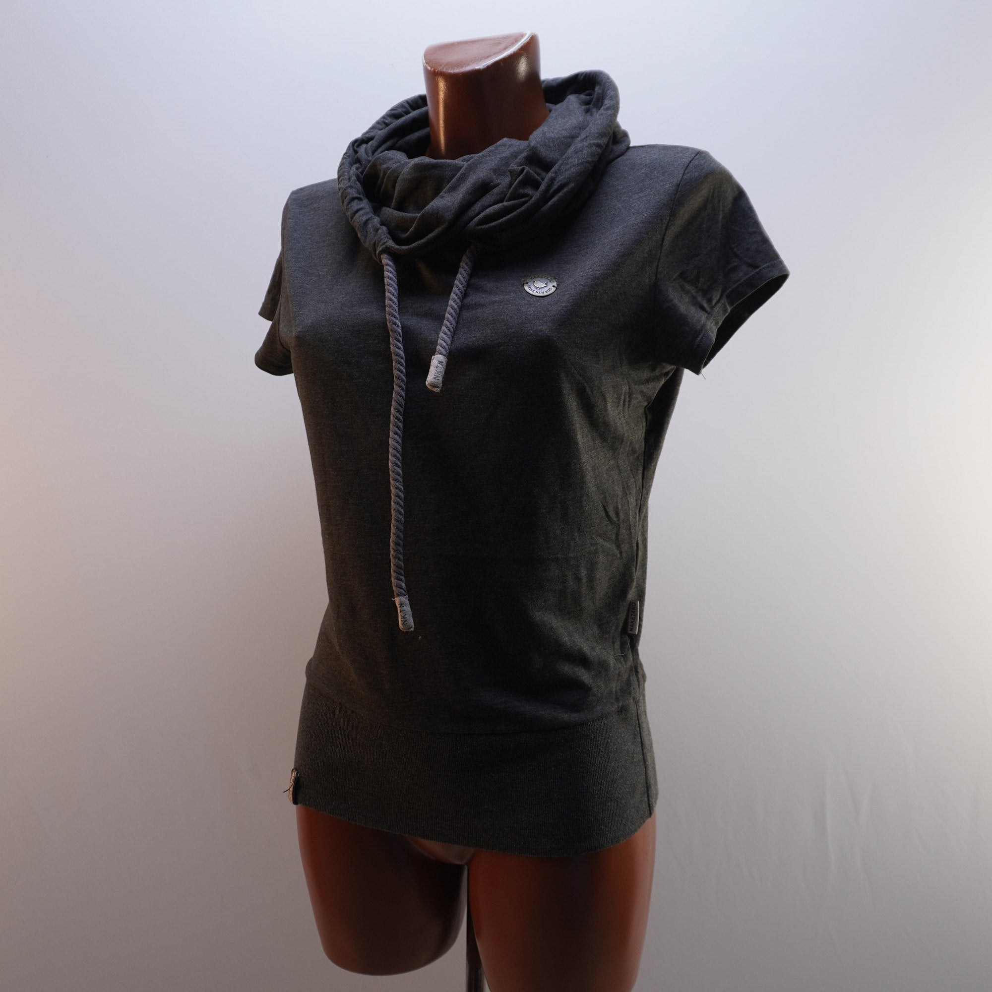 Camiseta Naketano para Mujer Usada - Gris, M