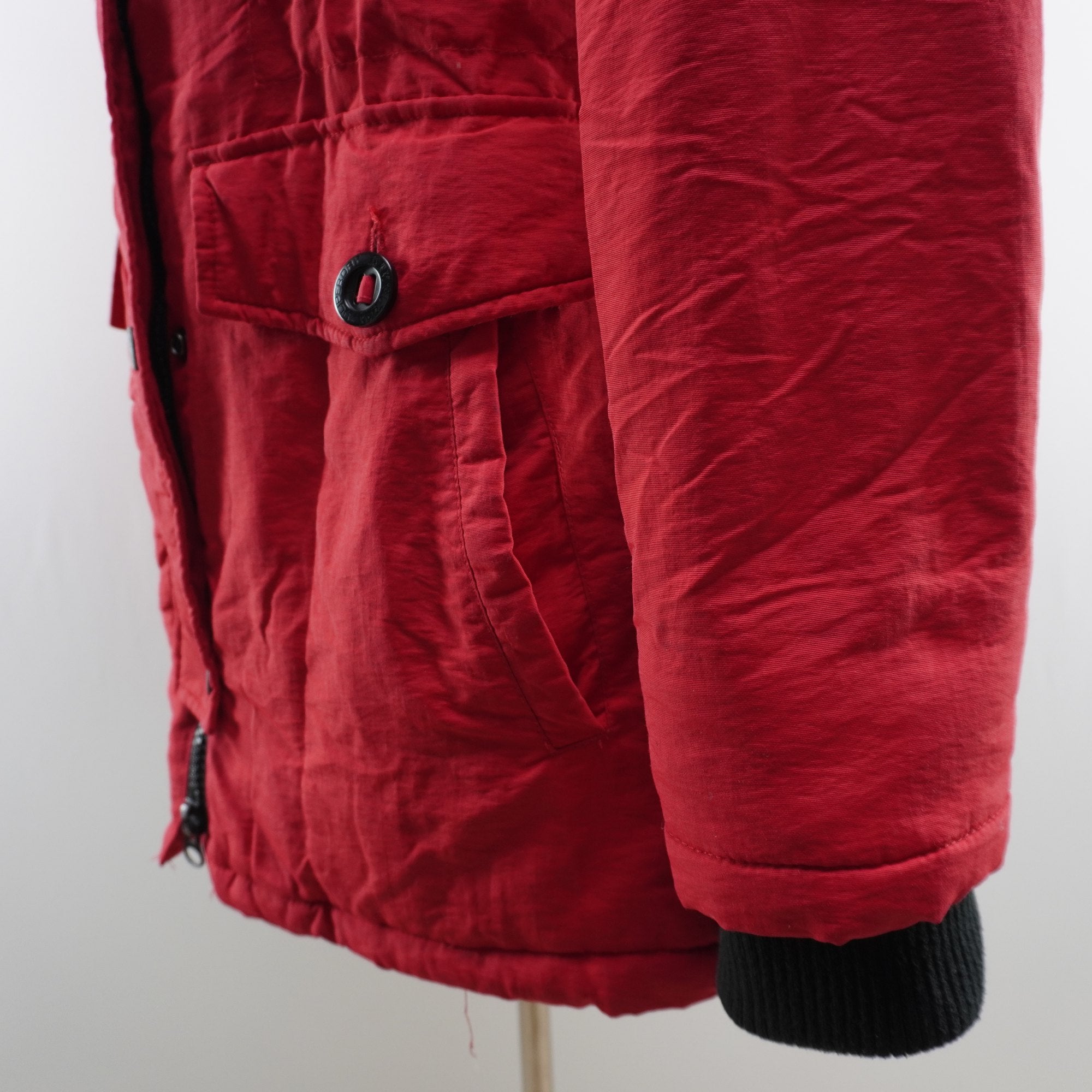 Parka Superdry para Mujer Usada - Roja, M