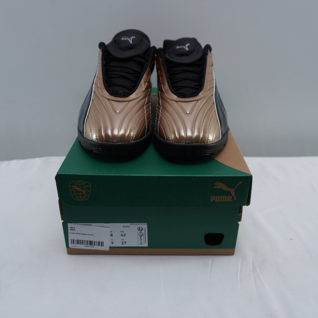 Zapatillas Puma para Hombre Usadas - Dorado, Talla 42