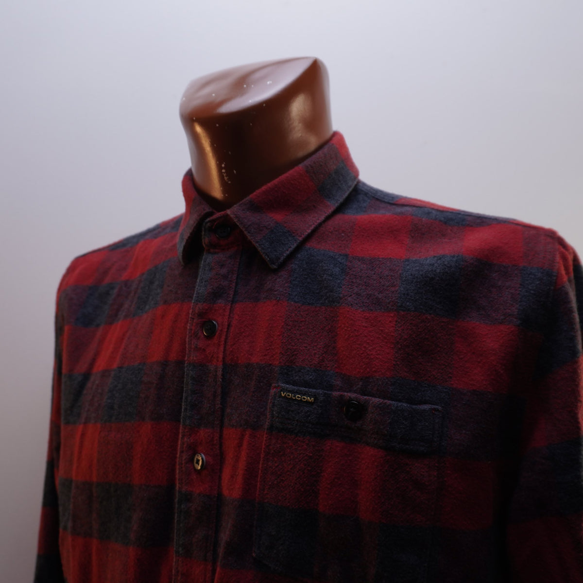 Camisa Henley Volcom para Hombre Usada - Roja, L