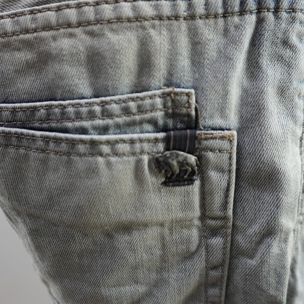 Pantalones Cortos Vaqueros Buffalo para Hombre Usados - Azul, XL