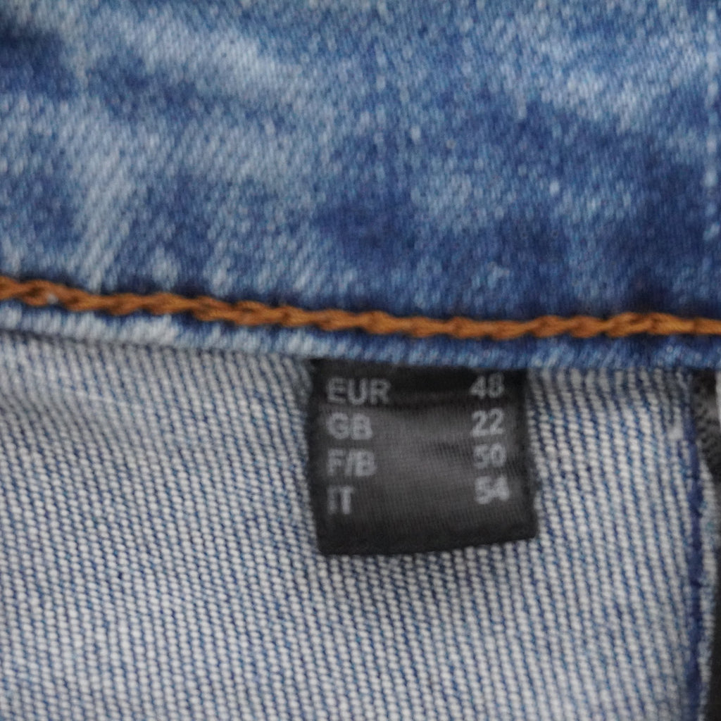 Pantalones Cortos Vaqueros Rainbow para Mujer Usados - Azul, XXXL